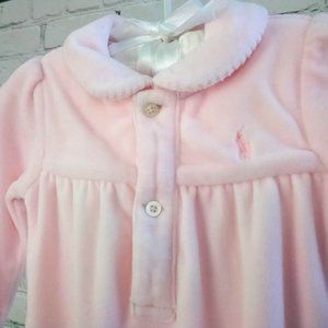 Ralph Lauren velour coverall 6 mo.